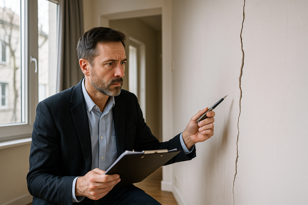 Détection des vices cachés immobiliers avec un expert